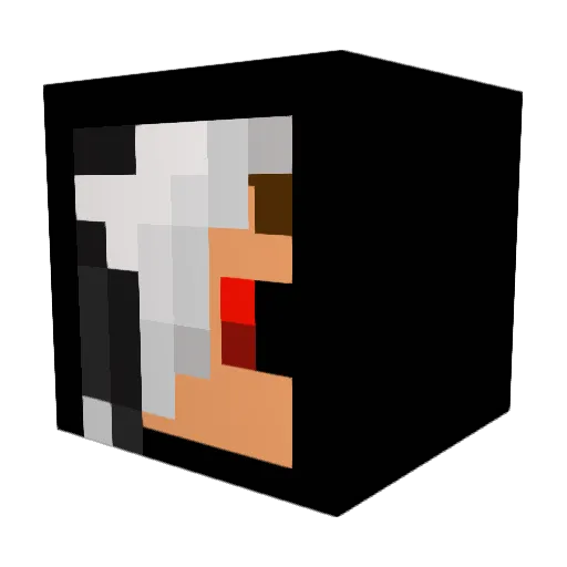 FelofiHD Minecraft avatar head, 3D render
