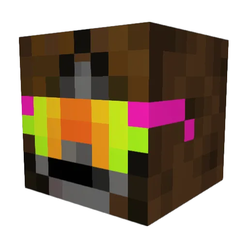 Felonirl Minecraft avatar head, 3D render