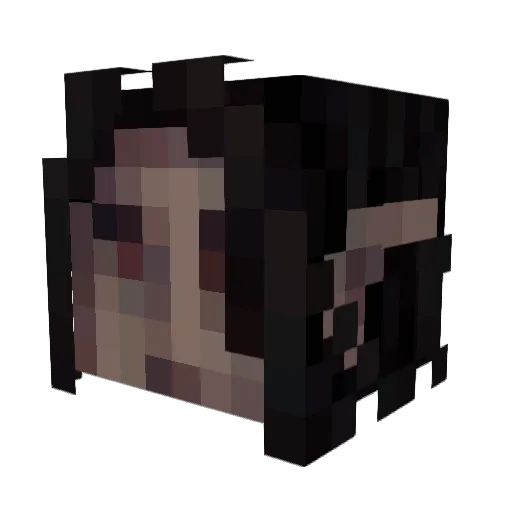 Felonry Minecraft avatar head, 3D render
