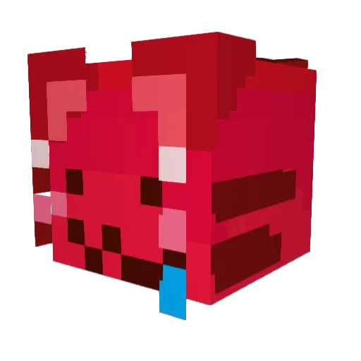 Felony_Melony Minecraft avatar head, 3D render