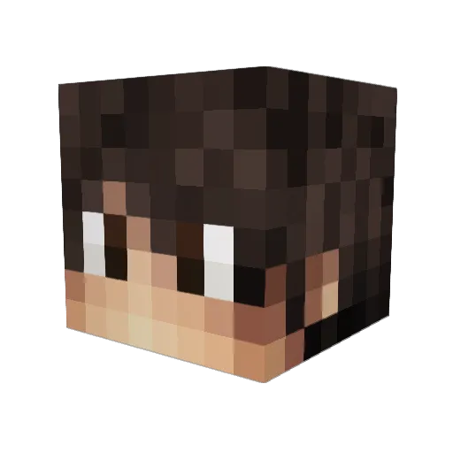 Felp3ofc Minecraft avatar head, 3D render