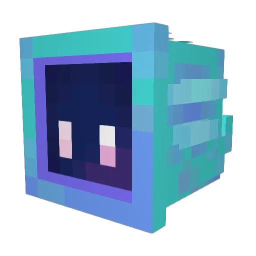 FelpzzOFF_ Minecraft avatar head, 3D render