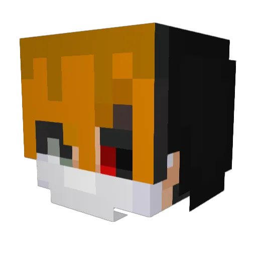 Felstown Minecraft avatar head, 3D render