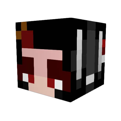 FeltTipPen Minecraft avatar head, 3D render
