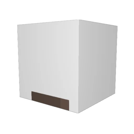 Felyx_09 Minecraft avatar head, 3D render