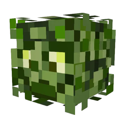 Femax Minecraft avatar head, 3D render