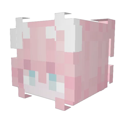 FemboyEmir Minecraft avatar head, 3D render