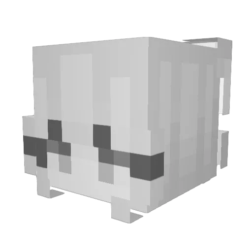 FemboyLover75 Minecraft avatar head, 3D render