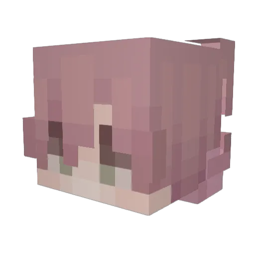 FemboyMav Minecraft avatar head, 3D render