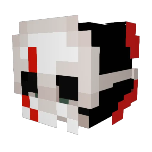 FemboyMilking Minecraft avatar head, 3D render