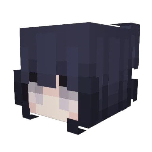 FemboyPup Minecraft avatar head, 3D render