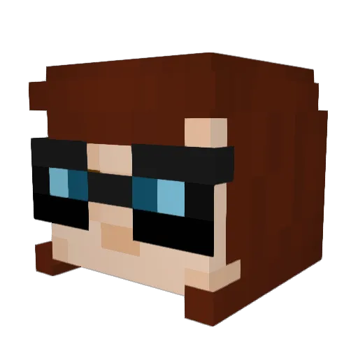 Femboy_for_boris Minecraft avatar head, 3D render