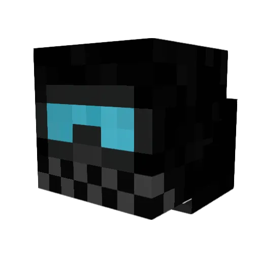 Femto88 Minecraft avatar head, 3D render