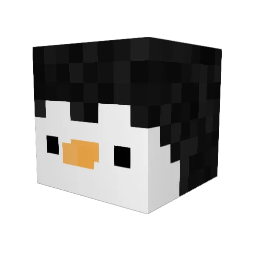 Femtroi Minecraft avatar head, 3D render