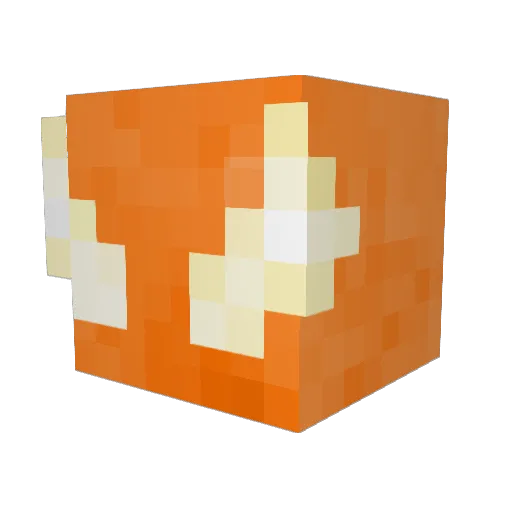 Fen1ko Minecraft avatar head, 3D render