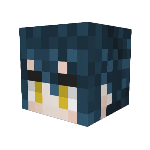 FenR146 Minecraft avatar head, 3D render