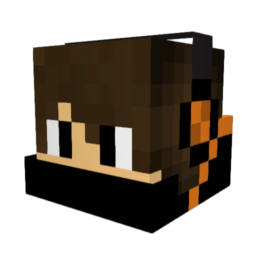 FenRis_TV Minecraft avatar head, 3D render