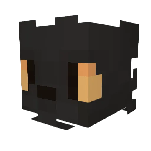 Fenavix Minecraft avatar head, 3D render