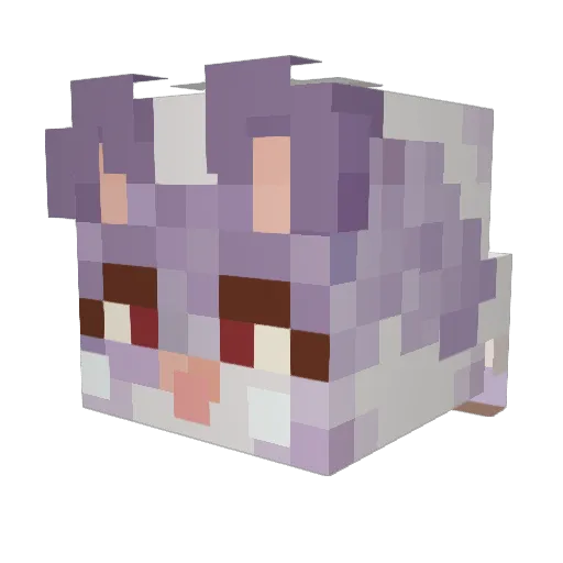 FenbyRat Minecraft avatar head, 3D render