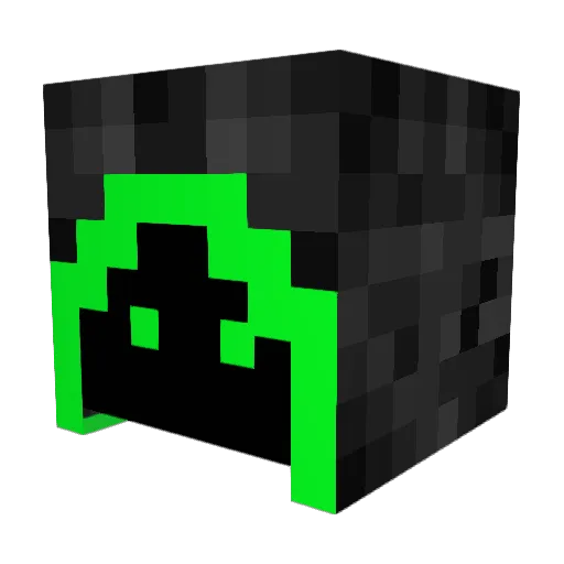 FencedInMahi Minecraft avatar head, 3D render