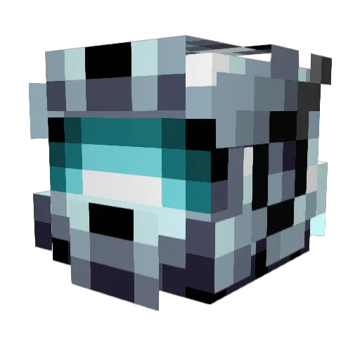 Fend575 Minecraft avatar head, 3D render