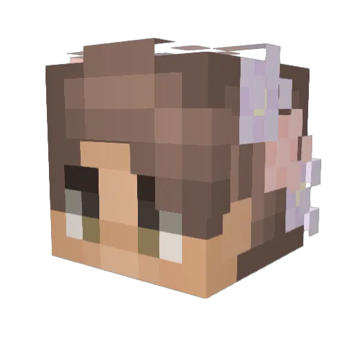 FendIthan Minecraft avatar head, 3D render