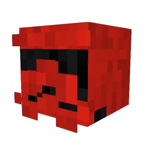Fendo_Poshi Minecraft avatar head, 3D render