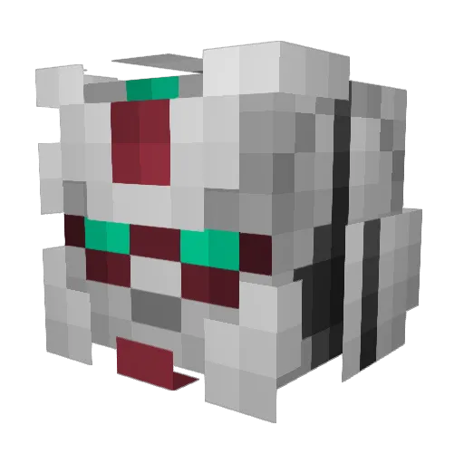 Fenelthin Minecraft avatar head, 3D render