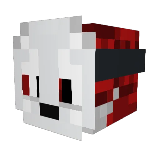 FenerusDecathrie Minecraft avatar head, 3D render