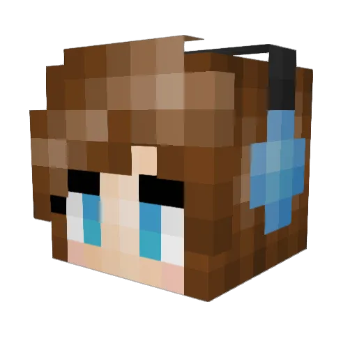 FengDLC Minecraft avatar head, 3D render