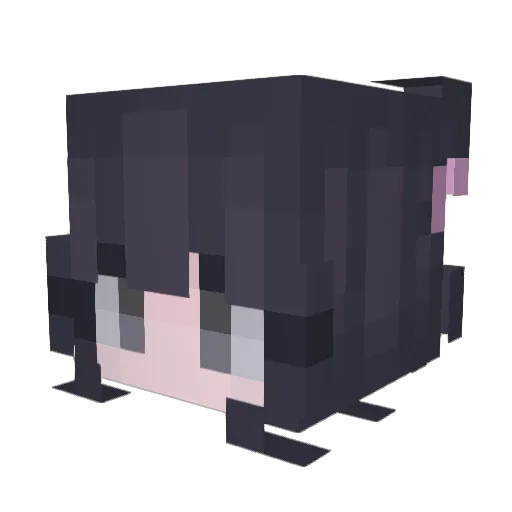 FengSUI0 Minecraft avatar head, 3D render