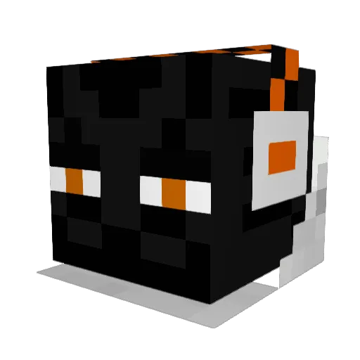 FengXiaoXin Minecraft avatar head, 3D render