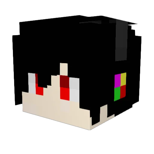 FengZai913 Minecraft avatar head, 3D render
