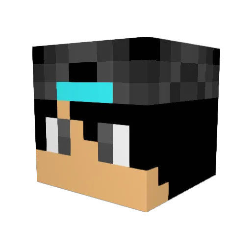 Fenix4gamingHD Minecraft avatar head, 3D render