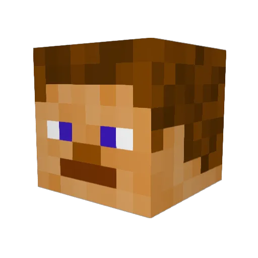 FennecFox123441 Minecraft avatar head, 3D render