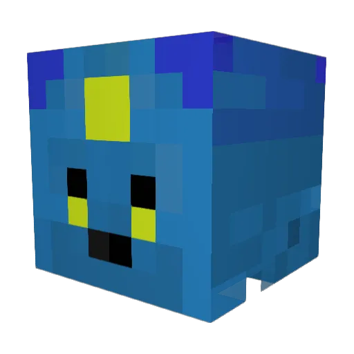 FennikMan Minecraft avatar head, 3D render