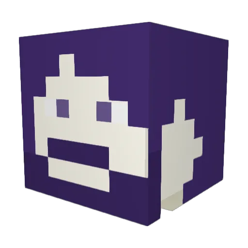 Fenrirslfur Minecraft avatar head, 3D render