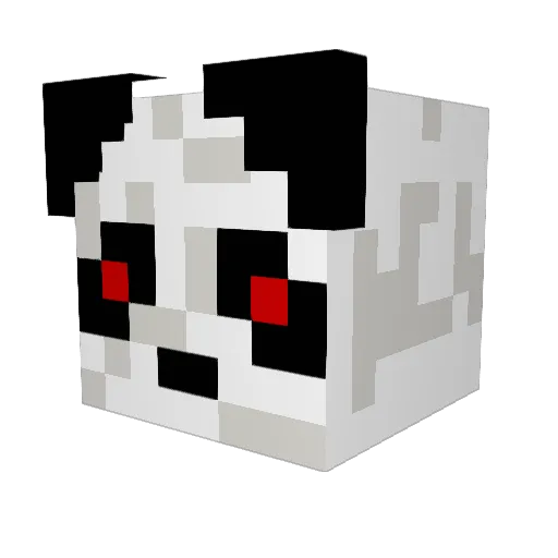 Fenrirwolf666 Minecraft avatar head, 3D render