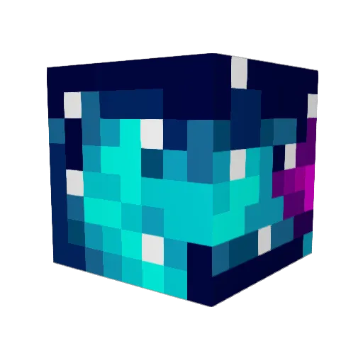 Fenris1128 Minecraft avatar head, 3D render