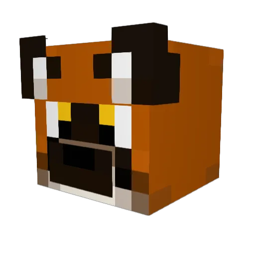 Fenris126 Minecraft avatar head, 3D render