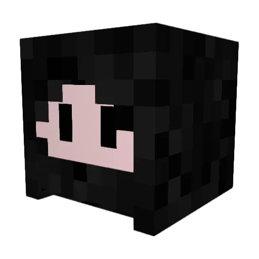 Fenris28 Minecraft avatar head, 3D render