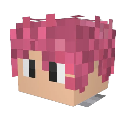 Fenris919 Minecraft avatar head, 3D render