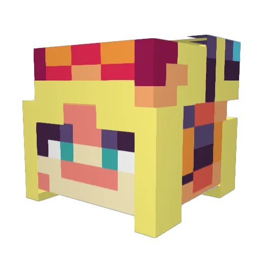 Fenris925 Minecraft avatar head, 3D render