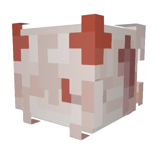 Fenroaa Minecraft avatar head, 3D render