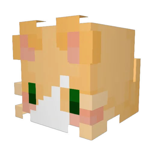 FentMonster69 Minecraft avatar head, 3D render
