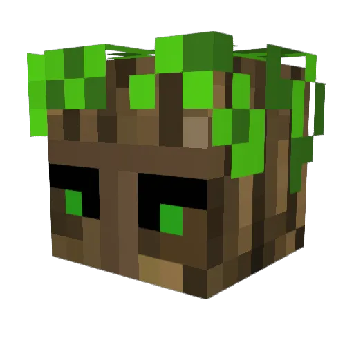 Fenwalker Minecraft avatar head, 3D render