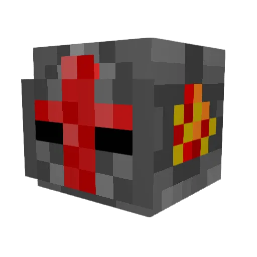 FenxAnubis Minecraft avatar head, 3D render