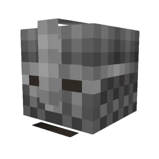 Fenxir Minecraft avatar head, 3D render
