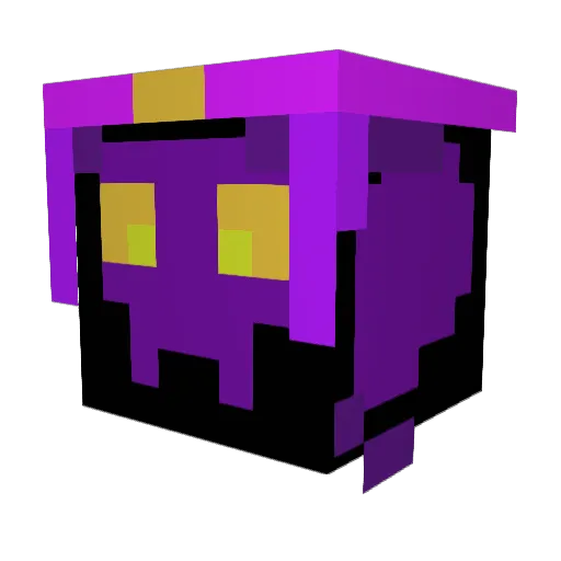 Fenyrir Minecraft avatar head, 3D render