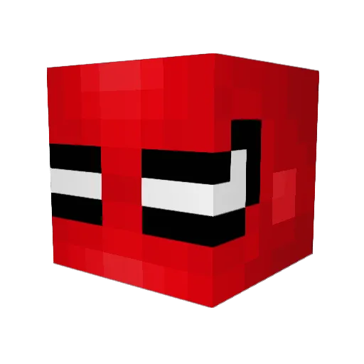 Fer21 Minecraft avatar head, 3D render